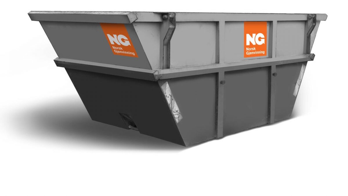 Container for restavfall